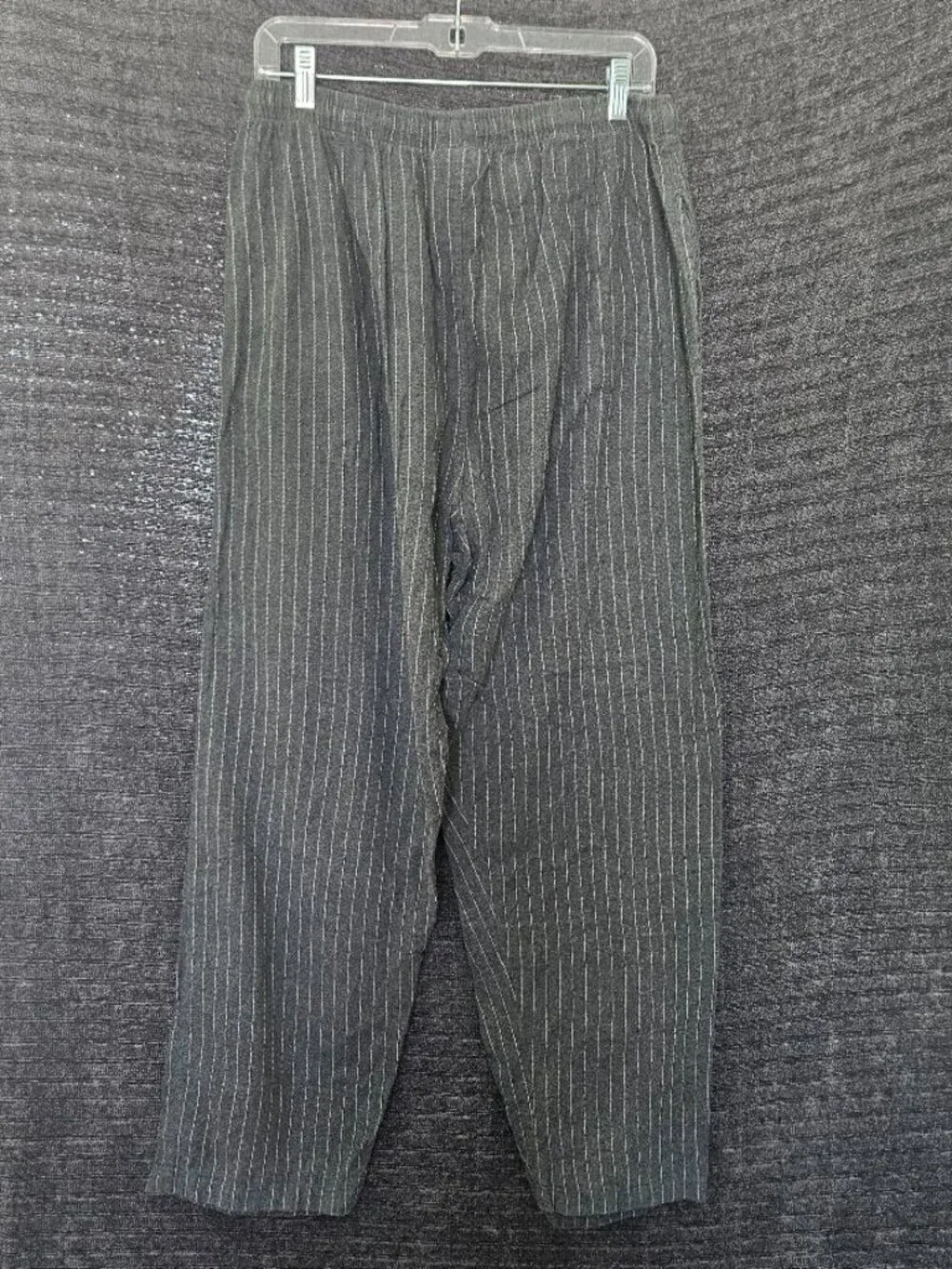 Polo Ralph Lauren Men's Grey Pinstripe Lounge Pants Elastic Waist Size L